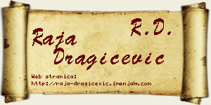 Raja Dragičević vizit kartica